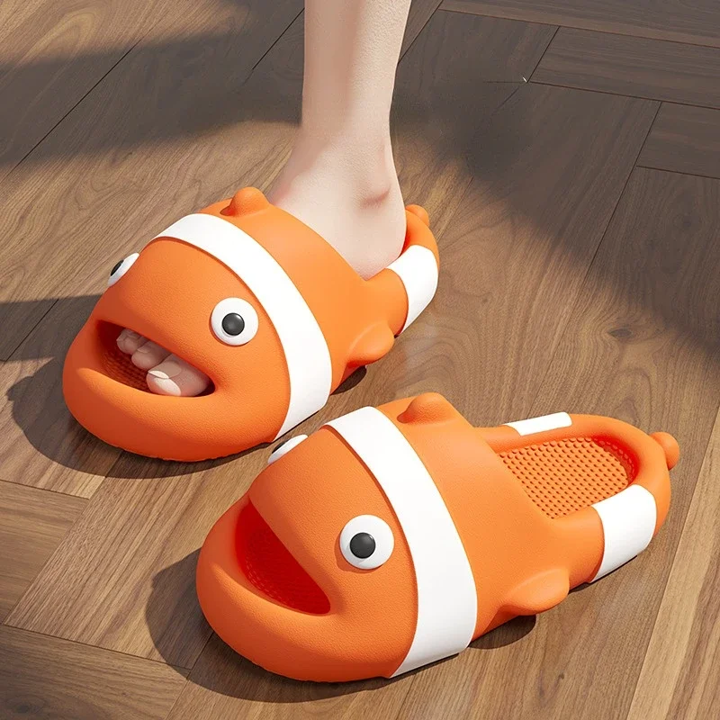 Sneaker Care Set - Cute Clownfish Slippers Men Women House