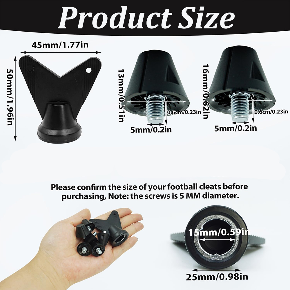 4/12PCS Football Boot Studs Re - Sneaker Care Set recensione e prezzo